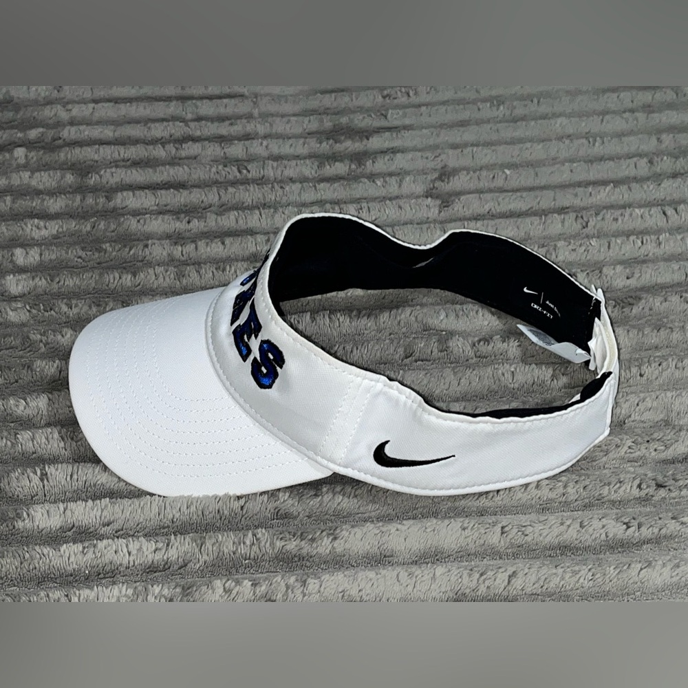 Duke Blue Devils Hat Cap Strapback Nike Dry Fit Black White  NCAA College - Picture 5 of 12